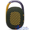 Колонка порт. JBL Clip 4 зеленый 5W 1.0 BT 15м 500mAh (JBLCLIP4GRN)