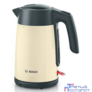 BOSCH TWK7L467 Чайник,1.7л. 2400Вт, бежевый
