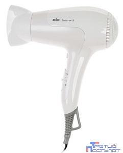 BRAUN HD385 Фен, 2000Вт, белый
