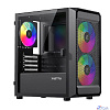 XASTRA Корпус A303M 3ARGB Black mATX/Mesh/ tempered glass / 2x140mm + 1x120mm ARGB PWM fans/ Door/ A303M-2FC14A-1FC12A-D