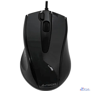 A-4Tech Мышь V-Track Padless N-500FS black optical (1000dpi) silent USB [1146039]