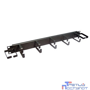 Lanmaster TWT-ORG1U-5V2H Органайзер 19" 1U 5 колец + 2 боковых