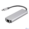AOpen ACU435M Адаптер USB 3.1 Type-Cm ->HDMI A(m) 4K@30Hz, RJ45, 2XUSB3.0, PD, iOpen <ACU435M>