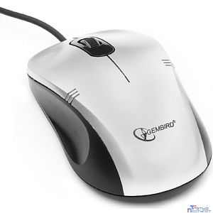 Gembird MOP-100-S Silver USB, 1000DPI