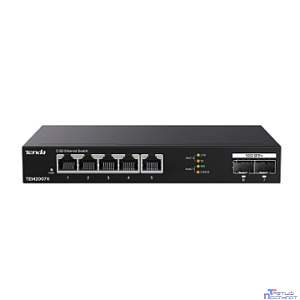 TENDA TEM2007X 5-Портовый коммутатор Ethernet 2.5G с 2 портами 10G SFP+