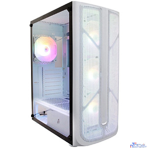 1STPLAYER FIREBASE X4 White / ATX, TG / 4x120mm LED fans inc. / X4-WH-4F1-W