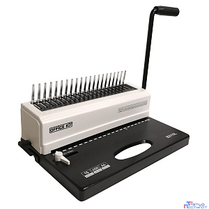 Переплетчик Office Kit B2115L A4/перф.15л.сшив/макс.450л./пластик.пруж. (4.5-51мм)
