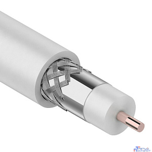 Rexant (01-3011) Кабель коаксиальный магистральный RG-11U, 75Ом, CCS/Al/Al, 83%, 305м, OUTDOOR, черный