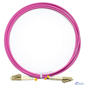 Cabeus FOP-50-OM4-LC-LC-2m Шнур оптический duplex LC-LC 50/125 mm OM4 2м LSZH