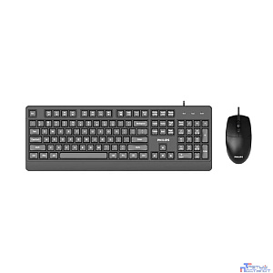 Philips Проводной Комплект  SPT6247, USB 2.0 104 клав/3 кнопки, 1600dpi, русская заводская раскладка, чёрный