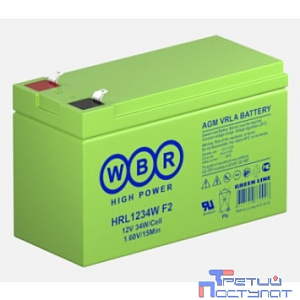 WBR Батарея HRL1234W (12V/9Ah) (F2)