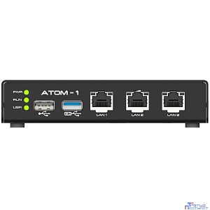 Мини-компьютер АТБ Электроника АТБ-АТОМ-1.3 (АНПБ.465235.001-05) Intel Atom E3845/DDR3L SODIMM/M.2 2242 SSD/3?RJ-45/RS-232/USB 2.0/USB 3.0/SIM