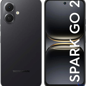 Tecno Spark Go 2 64Gb 3Gb черный моноблок 3G 4G 6.67" 720x1600 Android 14 48Mpix 802.11 a/b/g/n/ac NFC GPS GSM900/1800 Protect
