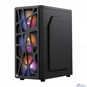 Корпус Formula MANA черный без БП ATX 6x120mm 2xUSB2.0 1xUSB3.0 audio bott PSU