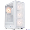 Case HSPD M510, Mesh Mid Tower, White, TG, 0.5 SPCC, 4x120mm ARGB (Orbis F1) ATX, mATX, mITX 180/280/160mm 1x2.5", 1x3.5", 7xPCI 2xUSB-A 3.0 517x277x418mm