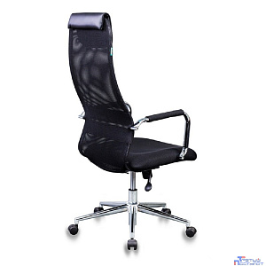 Кресло руководителя Бюрократ KB-9N/BLACK черный TW-01 TW-11 сетка крестовина хром [1140271]