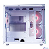 Defender Корпус компьютерный NovaCube белый,mATX,3fan,switch&M/BSync