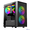 XASTRA Корпус A305M 3ARGB Black mATX/Mesh/ tempered glass / 2x140mm + 1x120mm ARGB PWM fans/ Door/ A305M-2FC14A-1FC12A-D