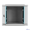 Exegate EX298601RUS Шкаф телекоммуникационный 19" настенный 9U ExeGate EC-WM-9U.450.G.GREY (19”, 9U, 600x450x500mm (ШхГхВ), передняя дверь закаленное стекло, съемные боковые панели, пыле- и влагозащит