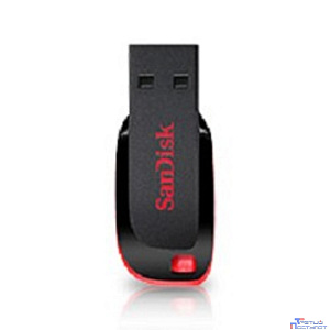 SanDisk USB Drive 64Gb Cruzer Blade SDCZ50-064G-B35 {USB2.0, Black-Red}