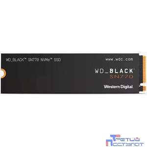WD SSD Black SN770 WDS500G3X0E 500Gb, M.2 2280, PCI-E 4.0 x4, NVMe, PCIe
