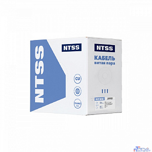 NTSS Кабель витая пара NTSS U/UTP 5e 4 пары одножильный 24AWG медь 305м внутренний нг(А)-HF (LSZH) оранжевый NTSS-IN-UTP4-5e-LSZH-OR
