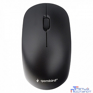 Gembird MUSW-435 {Мышь беспроводная, черный, 2.4ГГц, 2кн+колесо-мышка, 1000/1600/2400 DPI, оптический}