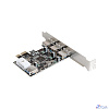 Exegate EX283720RUS Контроллер EXE-367 PCI-E 2.0, 3*USB3.0 ext + 1*USB3.0 int, разъем доп.питания (OEM)