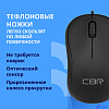 CBR CM 106 Black USB, Мышь офисн./ноутбучная, оптич., 1000 dpi, 3 кн., 1.5 м