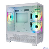 XASTRA Q500M 6ARGB-C10-UC White mATX/Aquarium/Screewless/ 6x120mm ARGB PWM FM fans/Argb+PWM HUB 10port/ Type-C/ Q500M-6FM12A-C10-UC-WH