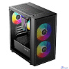 XASTRA Корпус A305M 3FRGB Black mATX/Mesh/ tempered glass / 2x140mm + 1x120mm FRGB fans/ A305M-2FC14F-1FC12F