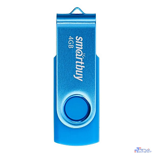 Smartbuy USB Drive 4GB Twist Blue (SB004GB2TWB)