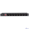 5bites PDU819A-07 Блок розеток 8S / AL / SWITCH / 1U / 19"