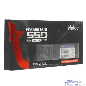 Накопитель SSD Netac PCI-E 3.0 256Gb NT01NV2000-256-E4X NV2000 M.2 2280