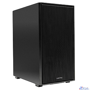 XASTRA Корпус A307M 2BK SI Black mATX/Mesh/Metal left panel / 2x120mm PWM FC black fans/ A307M-2FC12BK-SI