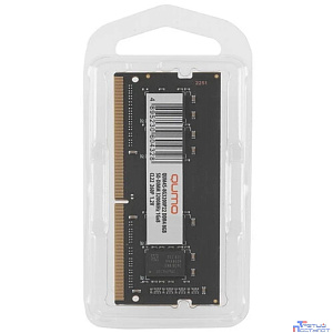 QUMO DDR4 SODIMM 8GB QUM4S-8G3200P22 PC4-25600, 3200MHz OEM/RTL