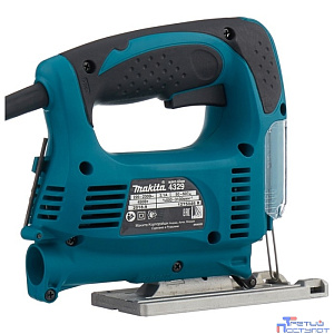 Makita 4329 Ручной электро лобзик [4329] {450Вт,500-3100об\м,ход-18мм,рез-65мм,1.9кг,кор,маятн,Al подошва}