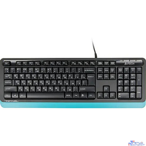 Клавиатура + мышь A4Tech Fstyler F1010 клав:черный/синий мышь:черный/синий USB Multimedia [1147546]