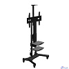 ONKRON TS1881 eLift чёрный 2 полки для AV в комплкте Для телевизоров диагональю 50-86" Макс. нагрузка: 90,9 кг VESA: 200x200, 200x300, 200x400, 300x100, 300x200, 300x300, 300x400, 400x200, 400x300