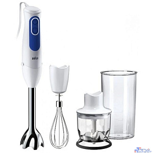 Блендер погружной Braun MQ3035 SAUCE 700Вт белый/синий