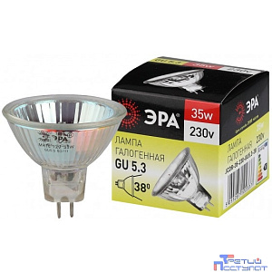 ЭРА C0027363 Лампа галогенная GU5.3-JCDR (MR16) -35W-230V-Cl [JCDR-35-230-GU5.3]