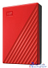 WD Portable HDD 4TB My Passport WDBPKJ0040BRD-WESN 2,5" USB 3.0 red