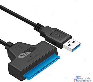 ORIENT UHD-502N, USB 3.2 Gen1 (USB 3.0) адаптер для SSD & HDD 2.5" SATA 6GB/s (JMS578, поддержка UASP), кабель подключения USB Type-A (31277)