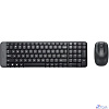 920-003169 Logitech Клавиатура + мышь Wireless Combo MK220 Black USB оригинальная заводская гравировка RU/LAT