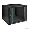 Exegate EX298608RUS Шкаф телекоммуникационный 19" настенный 9U ExeGate EC-WM-9U.600.G.BLACK (19”, 9U, 600x600x500mm (ШхГхВ), передняя дверь закаленное стекло, съемные боковые панели, пыле- и влагозащи