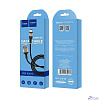 HOCO HC-80213 X26/ USB кабель Micro/ 1m/ 2A/ Нейлон/ Black&Gold