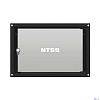 NTSS Шкаф настенный телекоммуникационный NTSS LIME 6U 550х350х370мм, 2 профиля 19, дверь стеклянная, боковые стенки несъемные, разобранный, черный RAL 9005 NTSS-WL6U5535GS-BL
