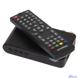 Ресивер DVB-T2 Hyundai H-DVB200 черный