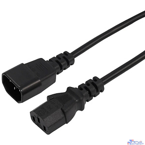 Rexant (04-2721) Шнур сетевой IEC 320 C13 – IEC 320 C14 3x0,75мм?, длина 0,6м