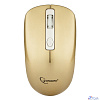 Gembird MUSW-400-G Gold USB { Мышь беспров., 3кн.+колесо-кнопка, 2.4ГГц, 1600 dpi, бесшумный клик}